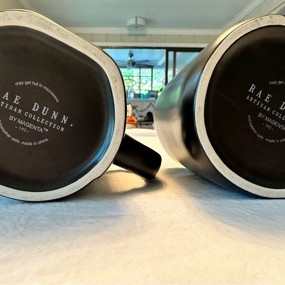 Set of Rae Dunn Coffee Mugs ☕️ Love Never Fails & Follow Your Heart - Picture 2 of 2